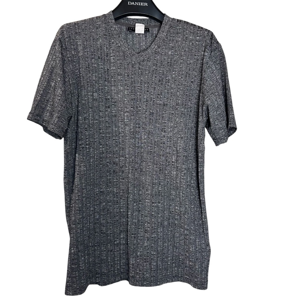 Vintage Vestelatino Men’s Tee Shirt size M made‎ in USA Grey short sleeve
